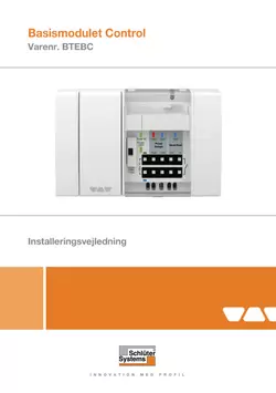 Schlüter-BEKOTEC-THERM-EBC - Basismodul Control | Betjeningsvejledning