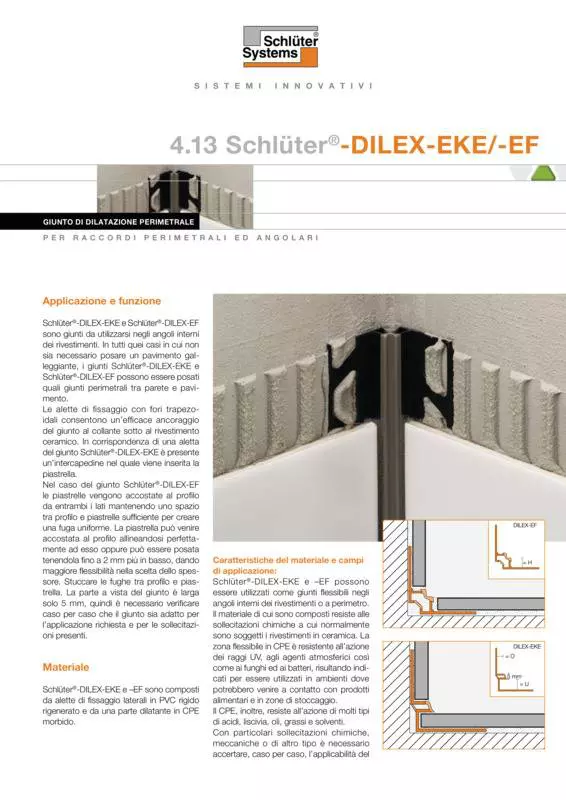 Schlüter-DILEX-EKE /-EF | Scheda tecnica 4.13