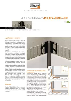 Schlüter-DILEX-EKE /-EF | Scheda tecnica 4.13 Schlüter-DILEX-EKE /-EF | Scheda tecnica 4.13