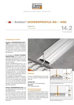 Schlüter-SHOWERPROFILE-WS /-WSK | Productdatablad 14.2