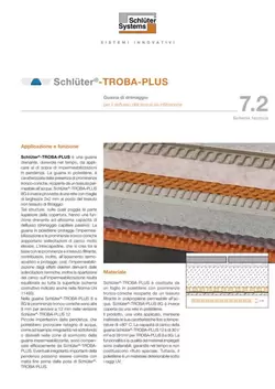 Schlüter-TROBA-PLUS | Scheda tecnica 7.2