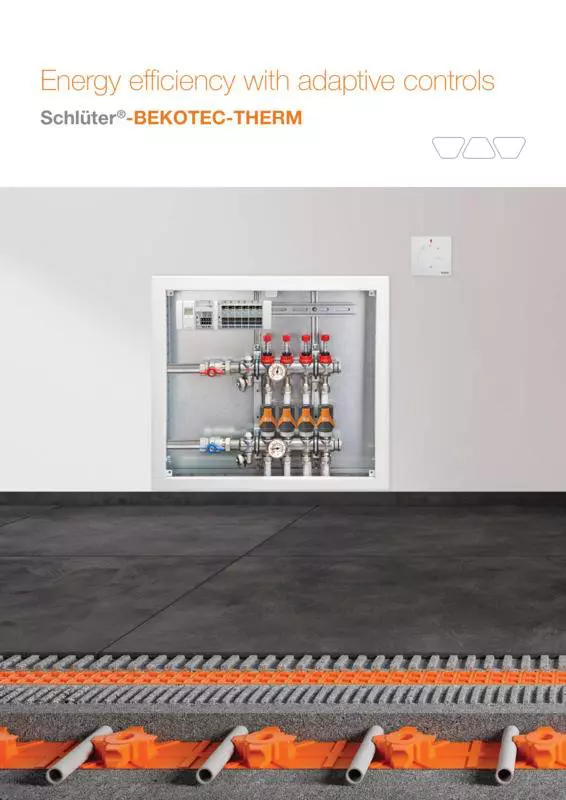 Schlüter-BEKOTEC-THERM - Energy efficiency with adaptive controls