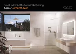 Schlüter-LIPROTEC-EASY - Enkel individuellt utformad belysning