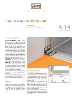 Schlüter-DILEX-EK /-RF | Produktdatablad 4.14