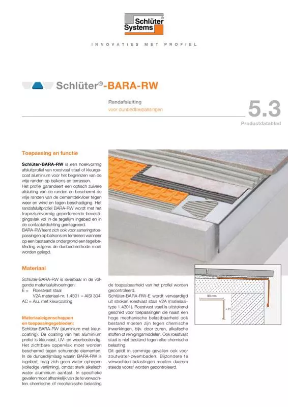 Schlüter-BARA-RW | Productdatablad 5.3