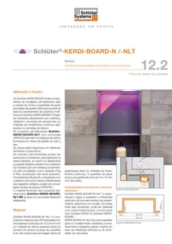 Schlüter-KERDI-BOARD-N /-NLT | Ficha de dados do produto 12.2