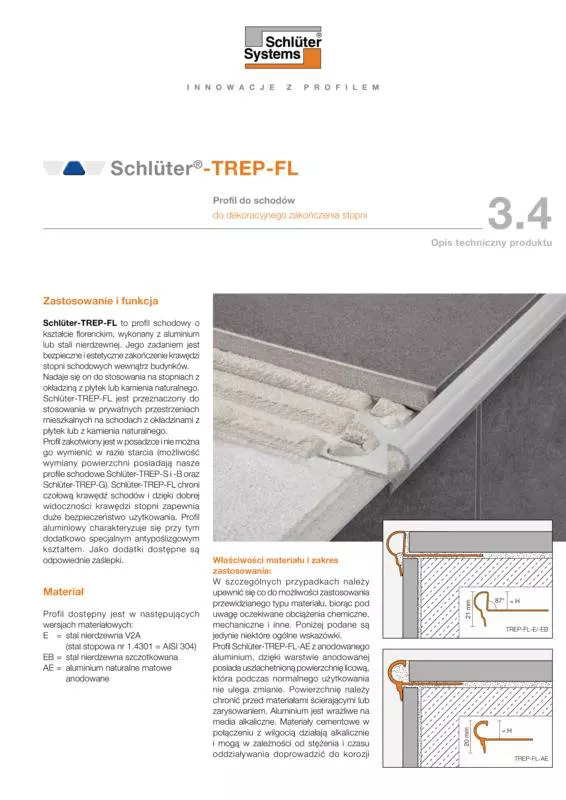 Schlüter-TREP-FL | Opis techniczny produktu 3.4