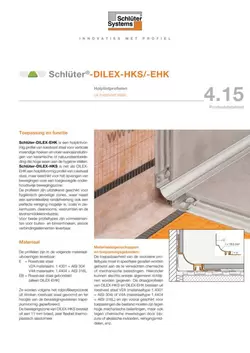 Schlüter-DILEX-HKS /-EHK | Productdatablad 4.15