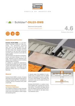 Schlüter-DILEX-BWB | Product data sheet 4.6