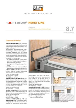 Schlüter-KERDI-LINE | Productdatablad 8.7