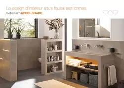Schlüter-KERDI-BOARD - Le design d’intérieur sous toutes ses formes