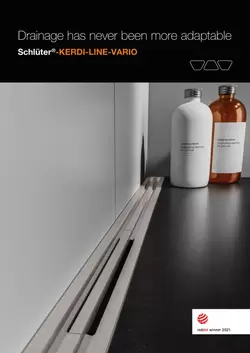 Schlüter-KERDI-LINE-VARIO - Drainage has never been more adaptable