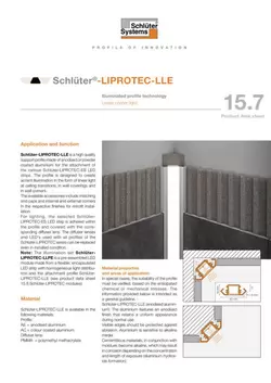 Schlüter-LIPROTEC-LLE | Product data sheet 15.7