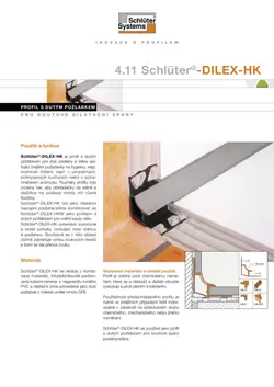 Schlüter-DILEX-HK | Technický list výrobku 4.11