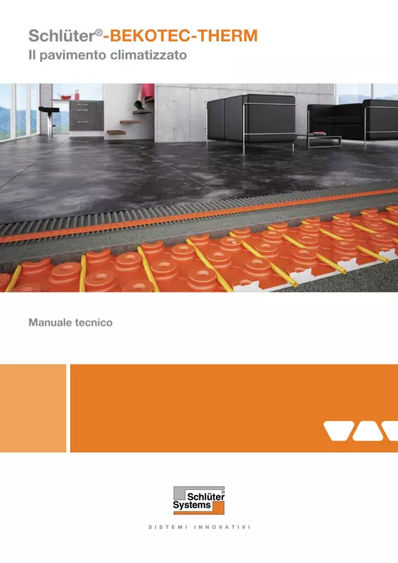 Schlüter-BEKOTEC-THERM - Manuale tecnico