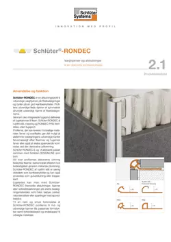 Schlüter-RONDEC | Produktdatablad 2.1