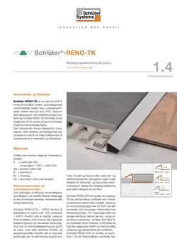Schlüter-RENO-TK | Produktdatablad 1.4
