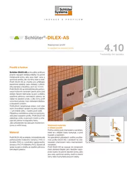 Schlüter-DILEX-AS | Technický list výrobku 4.10