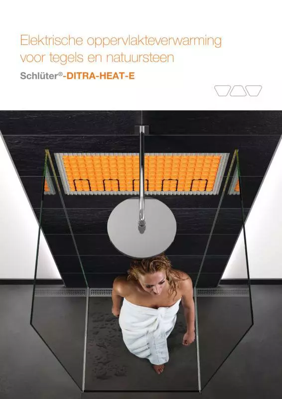 Schlüter-DITRA-HEAT-E - Elektrische oppervlakteverwarming voor tegels en natuursteen