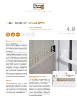 Schlüter-DILEX-BWA | Opis techniczny produktu 4.9
