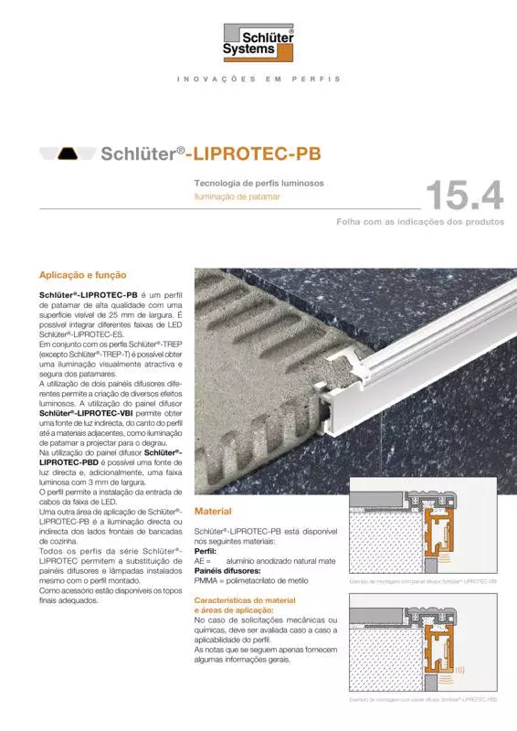 Schlüter-LIPROTEC-PB | Ficha de dados do produto 15.4