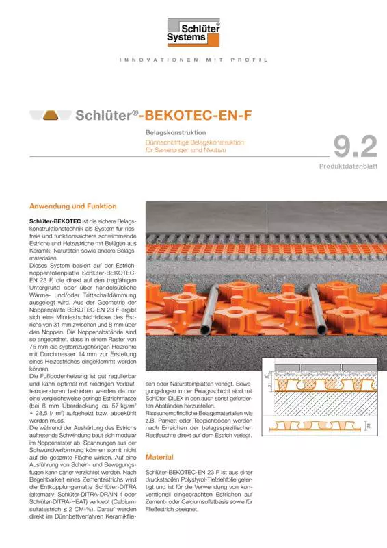 Schlüter-BEKOTEC-EN-F | Produktdatenblatt 9.2
