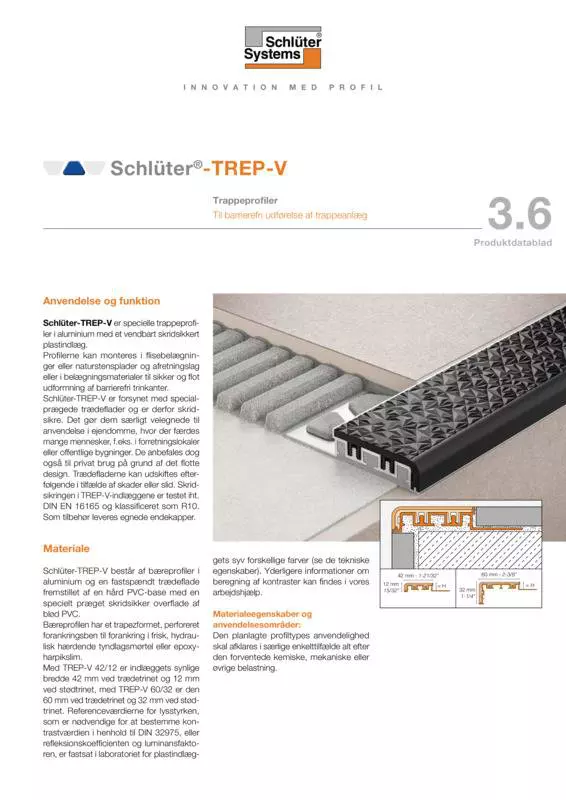 Schlüter-TREP-V | Produktdatablad 3.6