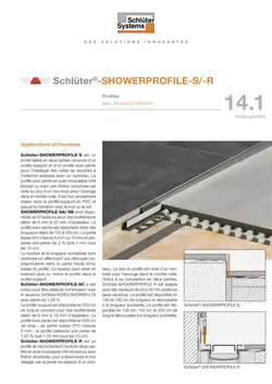 Schlüter-SHOWERPROFILE-S /-R | Fiche produit 14.1