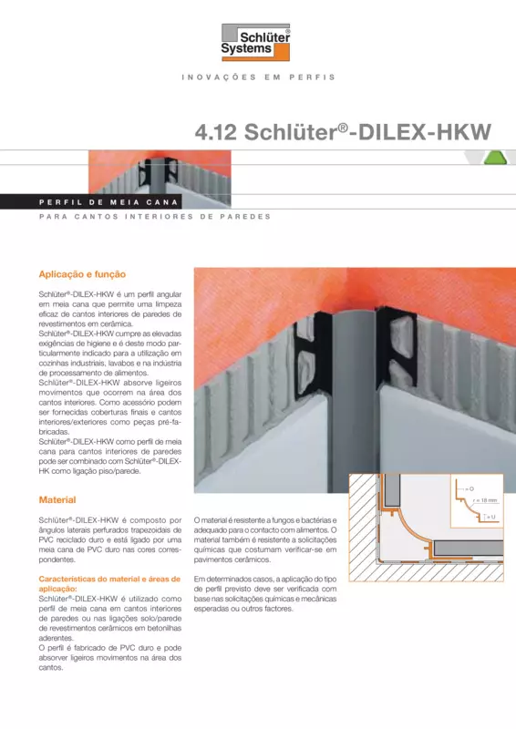 Schlüter-DILEX-HKW | Ficha de dados do produto 4.12
