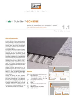 Schlüter-SCHIENE | Ficha de dados do produto 1.1