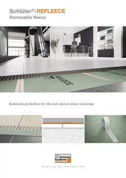 Schlüter-REFLEECE - Removable fleece | Substrate protection for tile and natural stone coverings