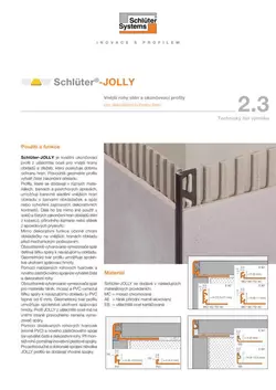 Schlüter-JOLLY | Technický list výrobku 2.3