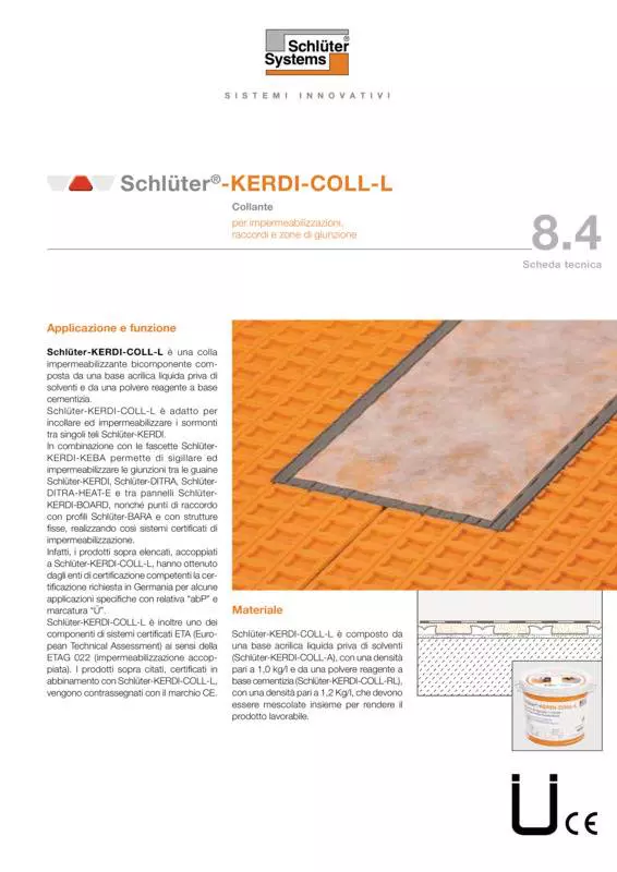 Schlüter-KERDI-COLL-L | Scheda tecnica 8.4