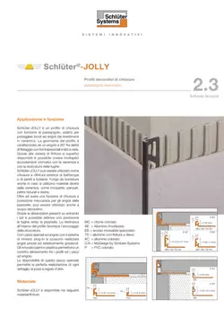 Schlüter-JOLLY | Scheda tecnica 2.3 Schlüter-JOLLY | Scheda tecnica 2.3