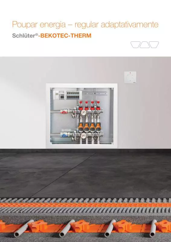 Schlüter-BEKOTEC-THERM - Poupar energia - regular adaptativamente