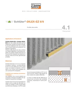 Schlüter-DILEX-EZ 6/9 | Fiche produit 4.1
