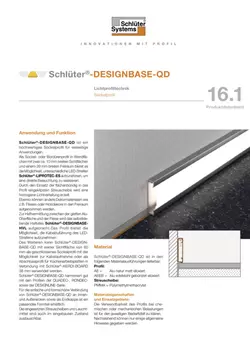 Schlüter-DESIGNBASE-QD | Produktdatenblatt 16.1