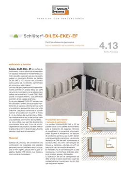 Schlüter-DILEX-EKE /-EF | Ficha Técnica 4.13