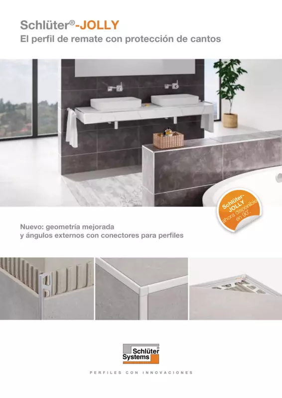 Schlüter-JOLLY - El perfil de remate con protección de cantos