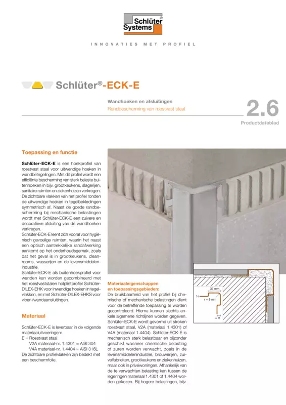 Schlüter-ECK-E | Productdatablad 2.6