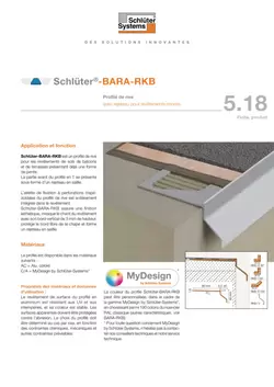 Schlüter-BARA-RKB | Fiche produit 5.18