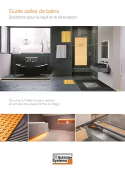Schlüter-Systems - Guide salle de bains - Solutions pour le neuf et la rénovation