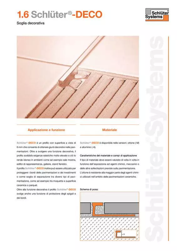 Schlüter-DECO | Scheda tecnica 1.6