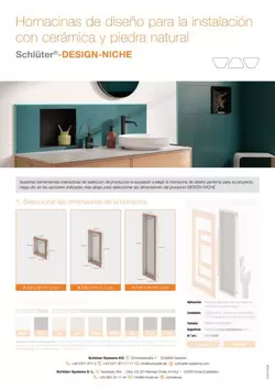 Schlüter-DESIGN-NICHE | Herramientas de selección de productos