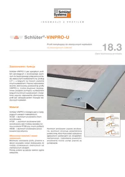 Schlüter-VINPRO-U | Opis techniczny produktu 18.3