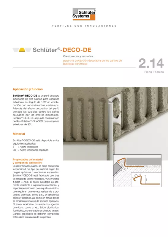 Schlüter-DECO-DE | Ficha Técnica 2.14
