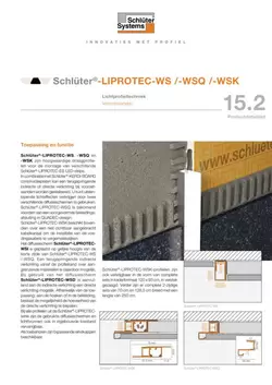 Schlüter-LIPROTEC-WS /-WSQ /-WSK | Productdatablad 15.2