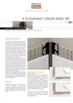 Schlüter-DILEX-EKE /-EF | Opis techniczny produktu 4.13