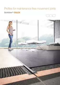 Schlüter-DILEX - Profiles for maintenance free movement joints