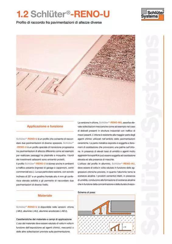Schlüter-RENO-U | Scheda tecnica 1.2
